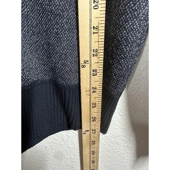 Scott James Sweater Mens Small Gray Quarter Zip Pullover Fleece Lined Warm Knit - Picture 5 of 7